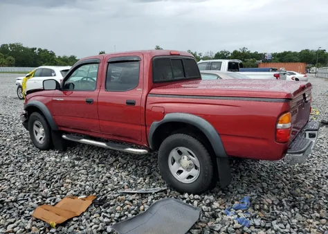 2004 Toyota Tacoma Double Cab Prerunner z USA, uszkodzony, nr VIN 5TEGM92N54Z358832